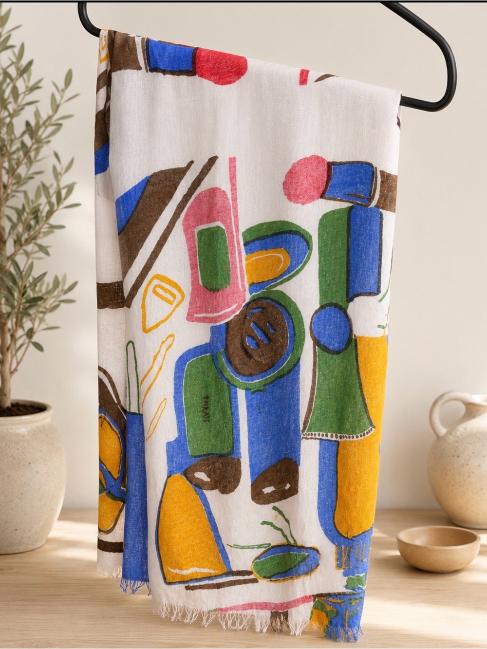 Abstract Multicolor TOLANI sarong